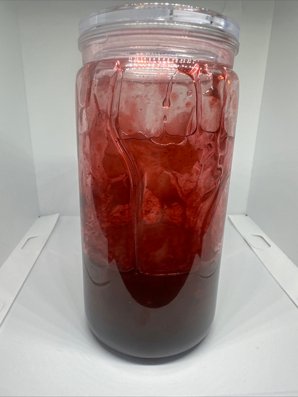 Red Rose Snowglobe tumbler