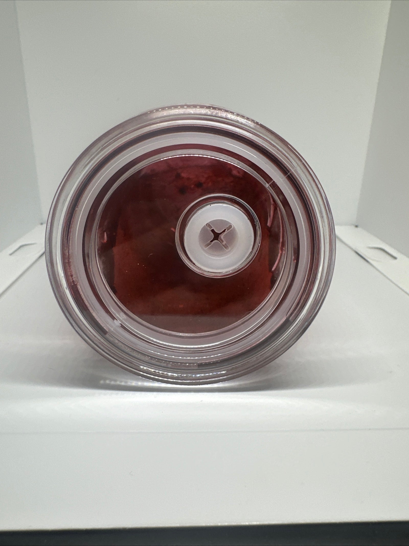 Red Rose Snowglobe tumbler